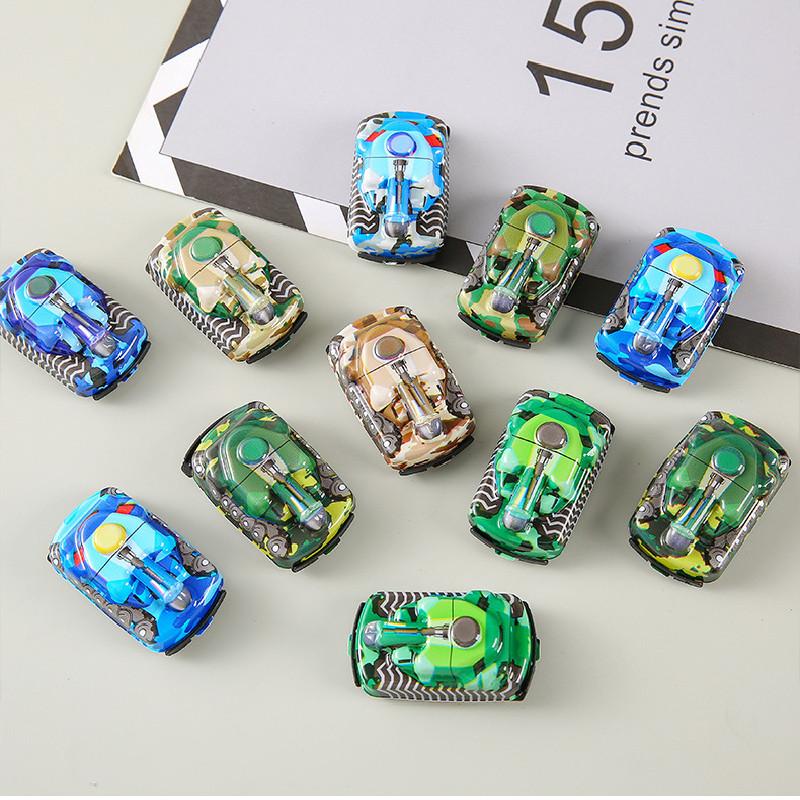 Simulation Mini Inertia Colorful Tank Children Toys For Kids Playroom