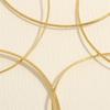 18K Copper-Plated Gold Snake Bone Necklace - Women's Hip Hop Style Metal Flat Chain Collarbone Necklace