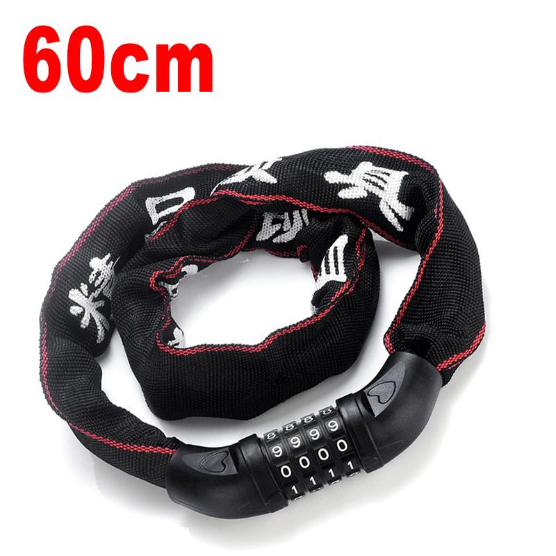 

Велосипедный замок, 4-значный кодовый замок для велосипедной цепи, противоугонный велосипедный замок, защитные сбрасываемые велосипедные замки для скутера, двери и т. д.