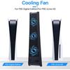 Cooling Fan, External USB Cooler 3 Fans Game Console Mini Cooling System with Extra USB Port for Sony Playstation5 Digital Edition&Ultra HD Console