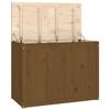 VidaXL Boîte à linge Marron miel 88,5x44x66 cm Bois massif de pin 823572