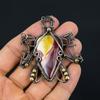 Turtle Shaped Mookaite Gemstone Copper Wire Wrap Handmade Pendant Jewelry For Wedding Gift
