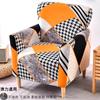 1PC Printing Tub Club Armchair Cover Stretch Sloping Arm Back Slipcover Soft Single Small Chair Seater Sofa Covers for Home Club