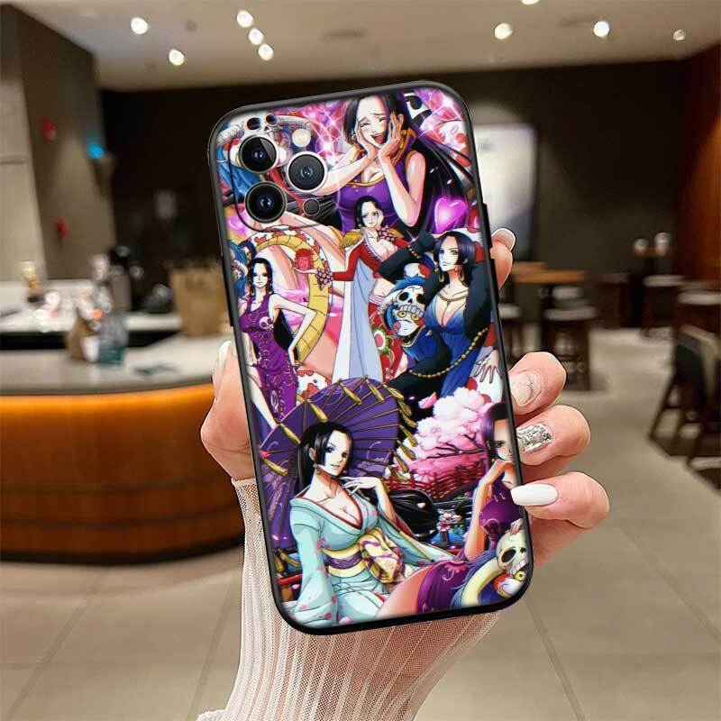 One Piece Boa Hancock Shockproof Phone Case for iPhone 6 6s 7 8 11 12 13 14 15 16 17 16E XS Pro Max XR X SE Air