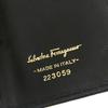 Salvatore Ferragamo Vala Wallet Long Wallet Bifold Long Wallet Leather Black