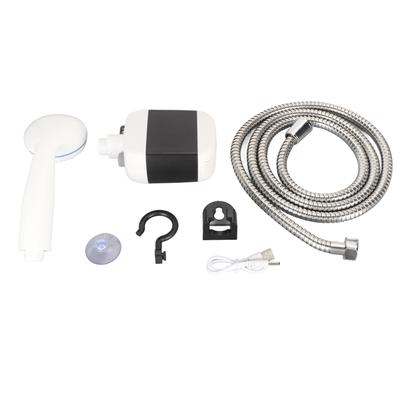 Electronic Portable Shower Water Filtration System Handheld Camp Shower Pump for Home Travel