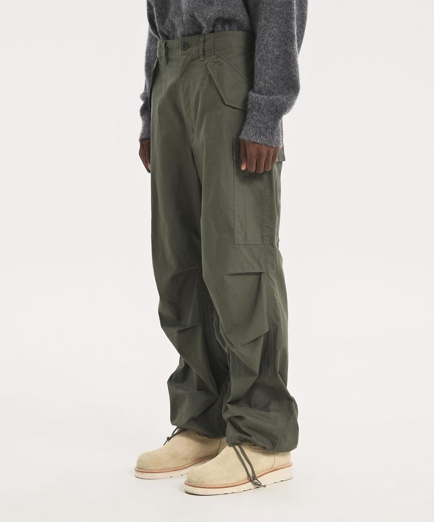 Beulaunyadeu 23Fw Military Field Pants, Olive