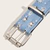 All-match Ladies Waist Belt Distressed Waist Straps Elegant Belt Washed Denim