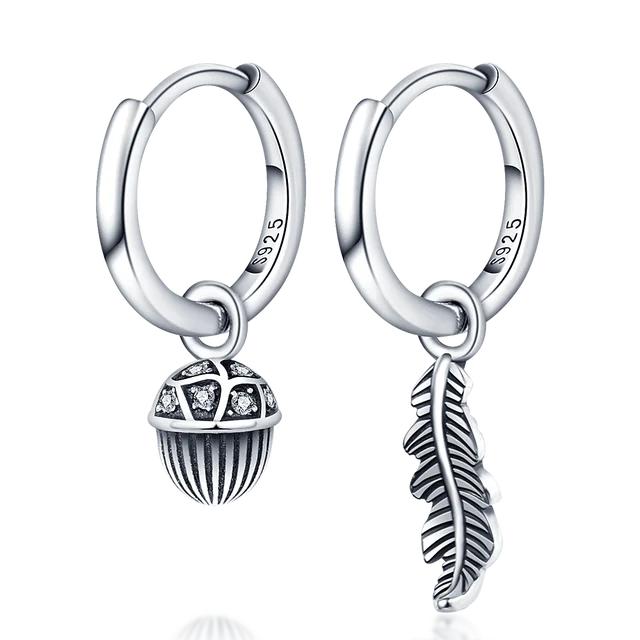 Pandach Náušnice Hvězda Měsíc ze Sterlingového Stříbra 925 Pro Výrobu Šperků Pro Ženy Párty Dárek Tovární Výprodej Náušnice Pro Ženy Nové