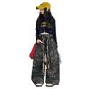 Girls' Retro Camo Waist-Tie Wide Leg Jazz Dance Cargo Pants - 2025 Autumn Fashion