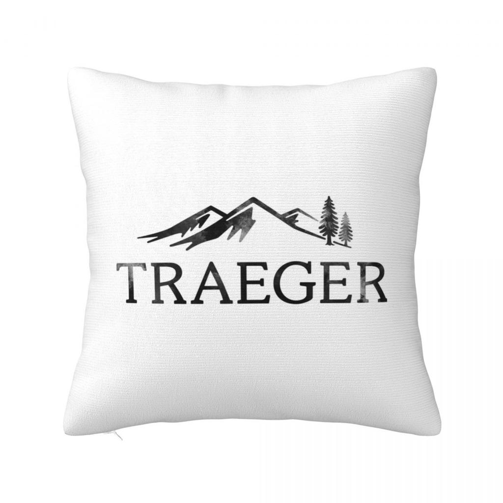 Traeger Pellet Grill Smoke BBQ Essential Square Pillowcase Cushion Cover Pillow Case Throw Pillow Cover for Home Bedroom Car