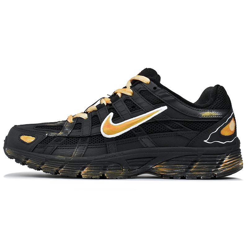 

Nike P 6000 Abrasion Resistant Slip Resistant Low top Running Shoes Women s Black Gold BV1021-106(Team679-) 38.5