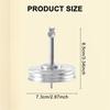 2 Pieces Jar Oil Spout Lid Oil Pour Spout Dispenser Lid Regular Mouth Oil Pour Lid With Caps Compatible With Mason Jar