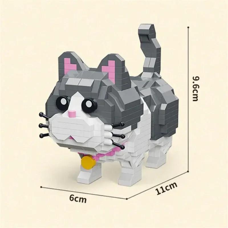 Small Blocks Diy Construction Plaything Husky Shiba Inu Bully Animal Dog Corgi Micro Blocks Kids Gifts Girls Birthday Present Pet Shop Moyu