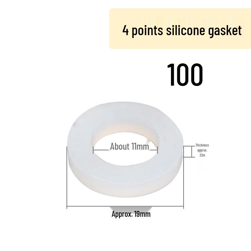 1-Inch Silicone Rubber Sealing Ring Gasket for Shower Hose and Water Pipe Washer