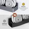 Magnetic Spice Rack for Refrigerator Kitchen Organizer and Storage Shelf Grey 4 Pack Magnetic Metal Storage Solution for Spices