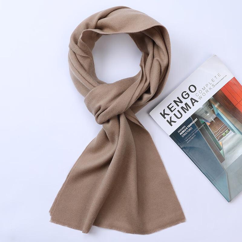 Hengyuanxiang 2024 Unisex Pure Wool Warm Scarf