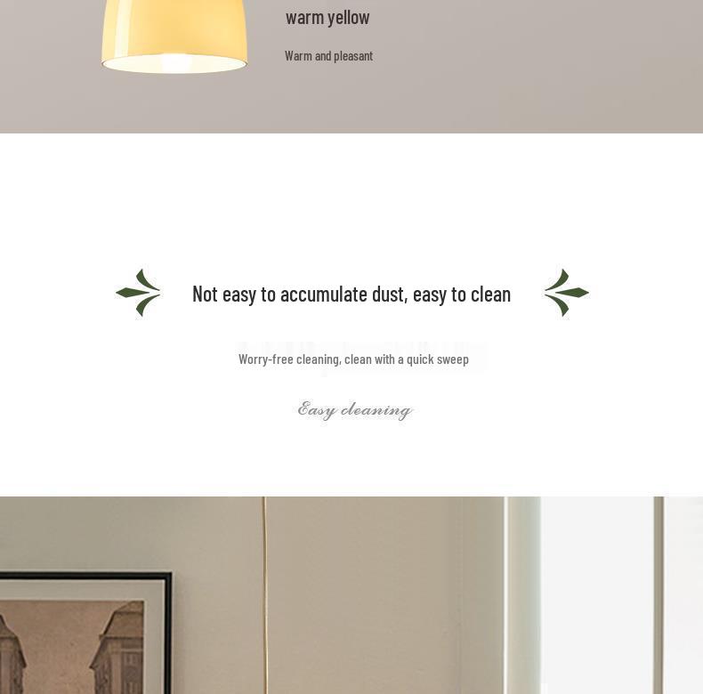 Nordic Minimalist Glass Pendant Light for Bedside, Inn, Bar, or Restaurant