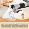 A02V-Multi-Functional Steam Spray Suction Head With 1/4" Quick Disconnect Coupler Valve For Shop Vac Mytee Vacuum Extractors