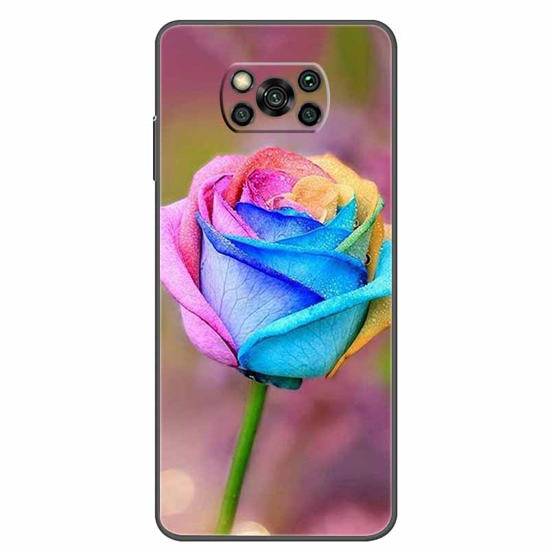 Case For POCO X3 Pro Soft Silicone TPU Black Bumper Cover For Xiaomi Poco X3 NFC Phone Back Cases PocoX3 X 3 X3Pro Cat Cartoon