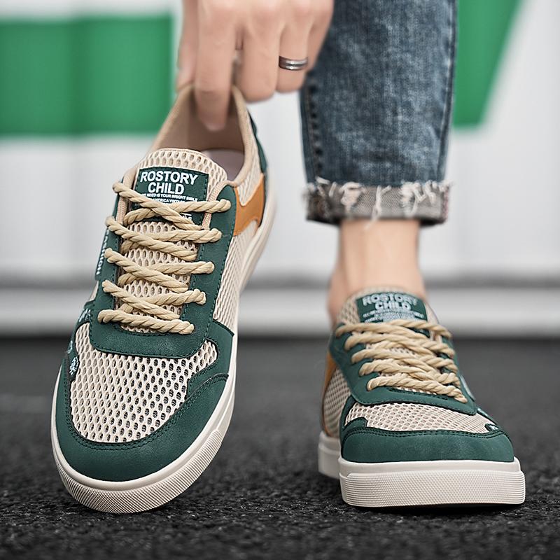 Men’s Sports Shoes Comfort Casual Skate Board Shoes Plus Size Jogging Sneakers Shoes for Students Over Sized
