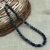 8mm Natural Moss Agate Gemstone Round Beads Handmade Jewelry Women's Necklace 17-20" For Wedding 8BN-46