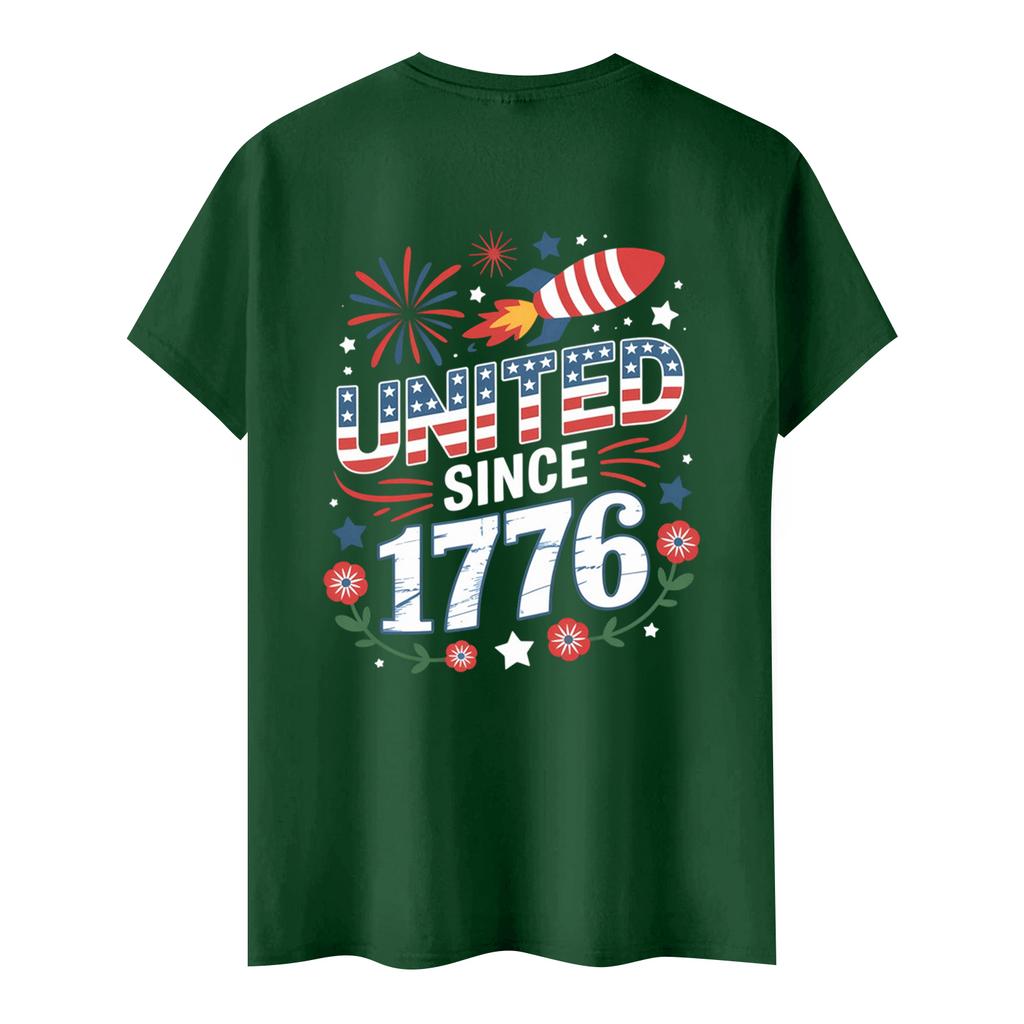 Men's Casual Short Sleeve T-Shirt Crew Neck Cotton Blend Graphic Print Comfortable Fit Summer Top