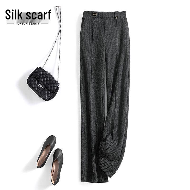Women's High-Waist Straight-Leg Commuter Pants