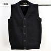 2026 Autumn/Winter Korean Style Knit Cardigan Vest for Boys & Girls - Warm Children's Vest