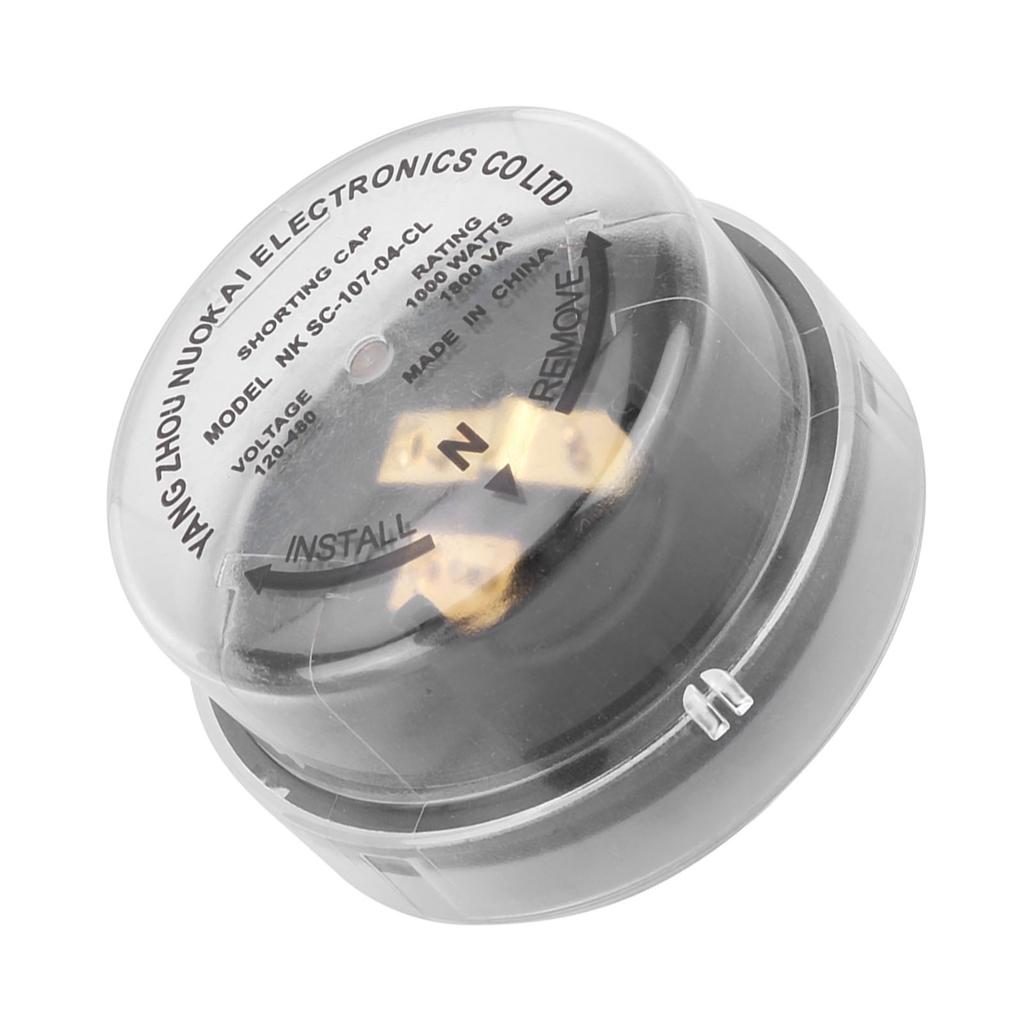 1000W 1800VA 120-480V Twistlock Photocell Receptacle Temporary Protection Shorting Cap