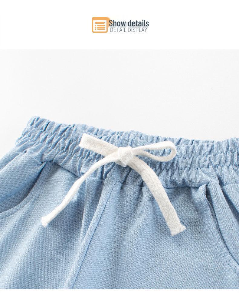 27kids Breathable Mid-Length Shorts - Summer Baby Boys Casual Thin Style