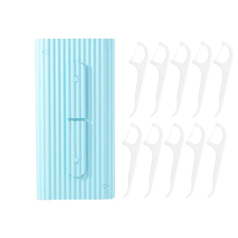 1 Set Kunststoff Automatische Tragbare Zahnseide Lagerung Box Flosser Pick Spender Bequem Praktisch Ideal Für Reisen Camping