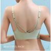 Womens Front Closure Push Up Bra Seamless Thin Cup Comfort Bralette For Small Chest