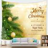 Merry Christmas English Decoration Christmas Hanging Cloth Tapestry Wall Hanging
