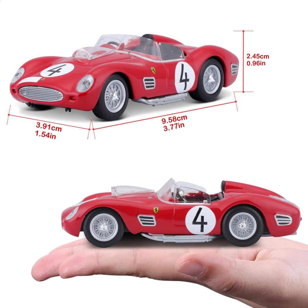Bburago Scale Ferrari 250 Testa Rossa 1959 Diecast Model Finished 1/43 / Car, Product, 18-36307