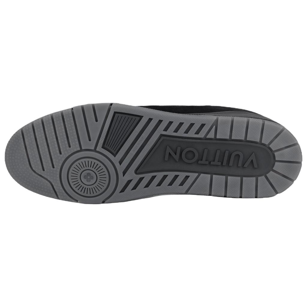 Louis Vuitton Trainer Low Top Stylish Skateboarding Shoes Men's Gray 1A5Q1C