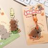 Acrylic Capybara Keychain Capybara Animal Keyring Cartoon Kapibara Pendant  Backpack Decor