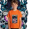 Aot Levi Anime Print Cotton Short Sleeve T Shirt for Boys Girls Kids Soft Breathable Casual Summer Top