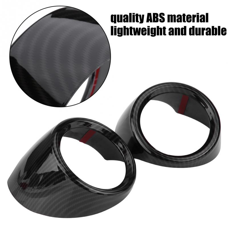 2pcs Car Interior Front Row Side Air Conditioner Outlet Trim Cover Frame for Alfa Romeo Giulia 2016 2017 2018 Car