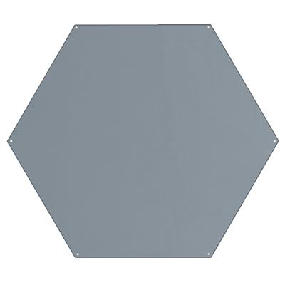 TRIWONDER Hexagonal Tarp Ground Sheet, Hexa One-Pole Tent, Waterproof Tent Sheet, Sunshade, Camping Footprint, Picnic Mat, Hammock Awning (Gray - XL)