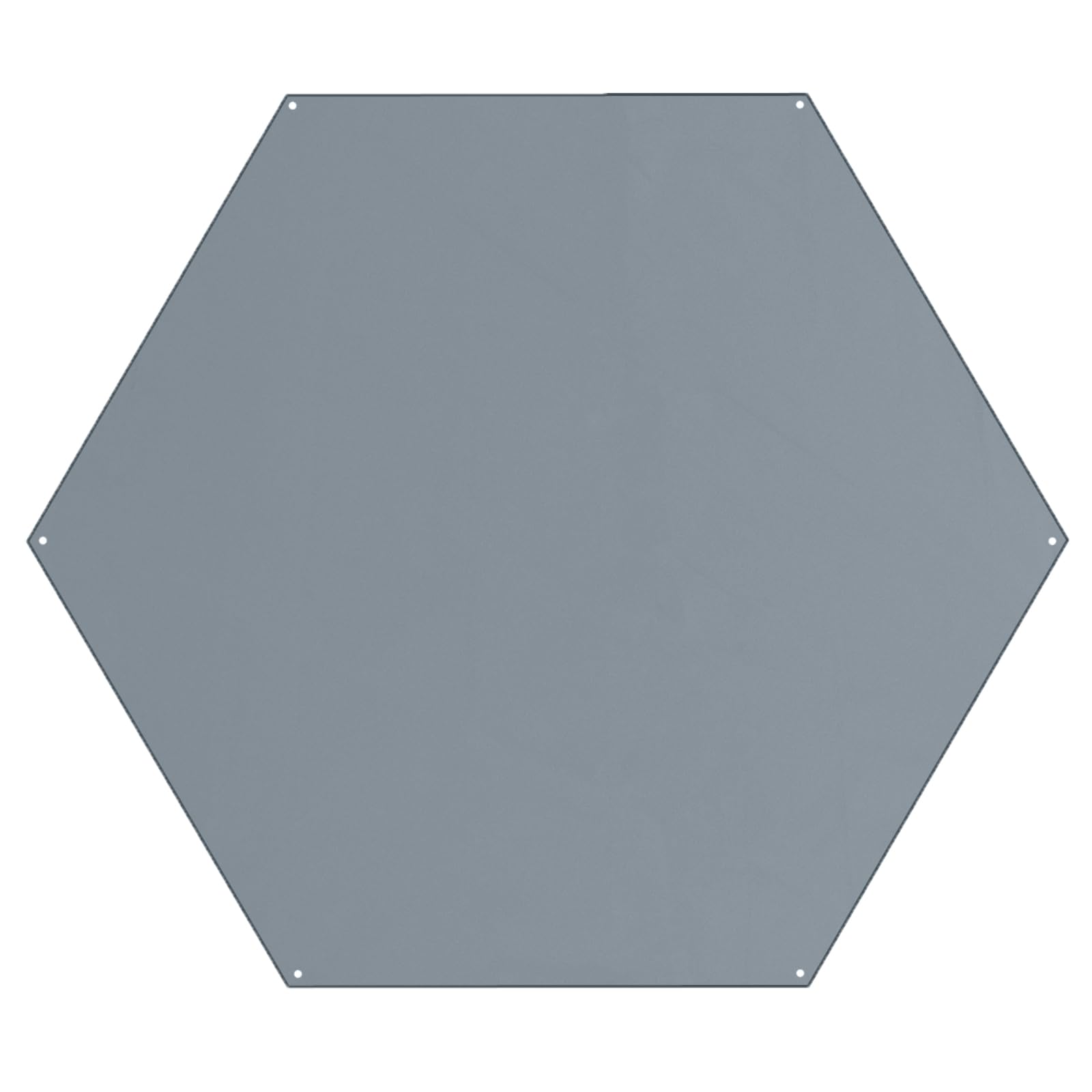 TRIWONDER Шестиугольный тент-подстилка, Одностоечный шестиугольный тент, Водонепроницаемый тент, Защита от солнца, Подстилка для кемпинга, Пикниковая подстилка, Тент-навес для гамака (Серый - XL)