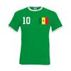 Youth Designz Herr T-shirt Senegal med ÖNSKAT NAMN + NUMMER Tröja VM Afrika