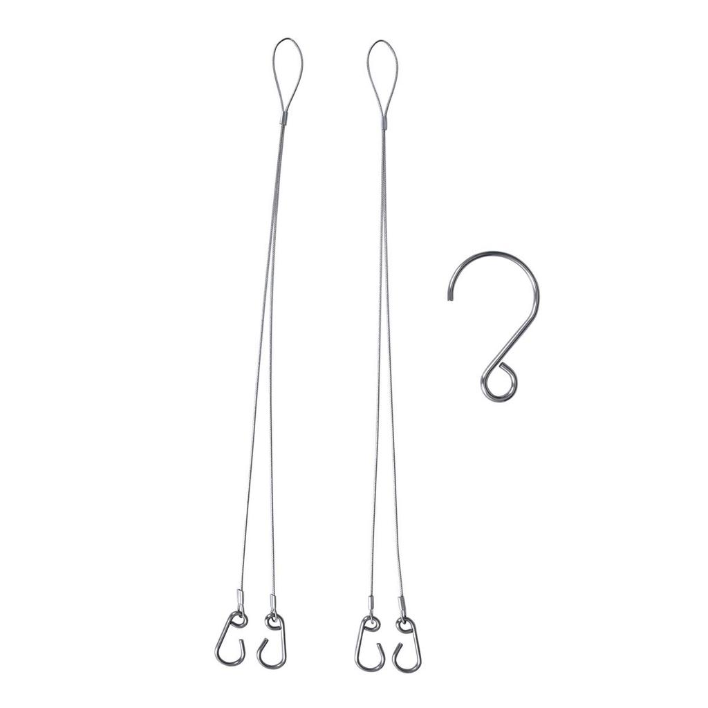 Boundless Voyage Hanging Rope with Steel Campfire Accessory for Fire and More Portable Hooks, Grills, BBQs, -