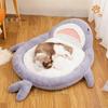 Neu Niedlichen Hai Isomatte Bett Hundenest Katzennest Bequem Herbst und Winter Warm Verdickt Haustiernest