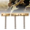 3PCS Metal Guitar Bridge Saddles Brass Color Compensated Guitar Saddles  For Telecaster Guitar