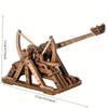 1set DIY Wooden Model Kit 3D Puzzle Assembly Wood Craft Ornament for Bedroom & Living Room Decor