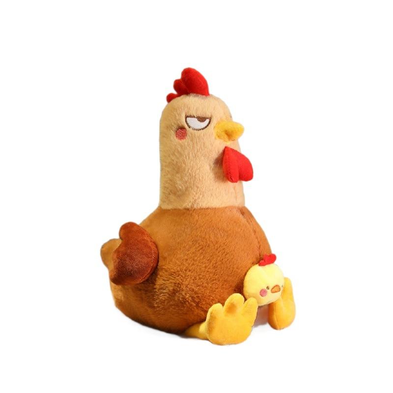 InCreative Funny Big Cock Plush Toy Doll Cute Chicken Doll Chicken Doll Chicken Couple Birthday Gift Plush