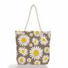 Blumenmuster dicke Seil-Einschulter-Strandtasche 7291 CLE