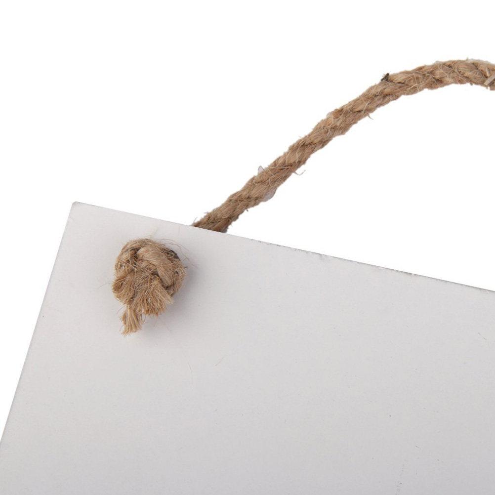 Just Married Wood Wedding Sign Cardboard Paper Wire Hanger Wedding Party Decoration Hanging Bunting Banner Ceremony Use