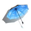 Folding umbrella sunscreen UV protection weather and rain dual-purpose vinyl sun umbrella parasol advertisement
